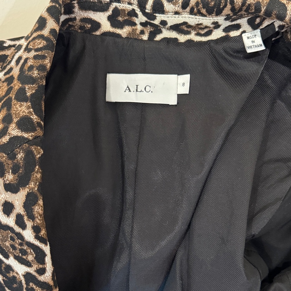 A.L.C Alton Leopard Blazer - Picture 5 of 9